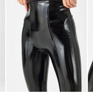 Spanx patent leather leggings